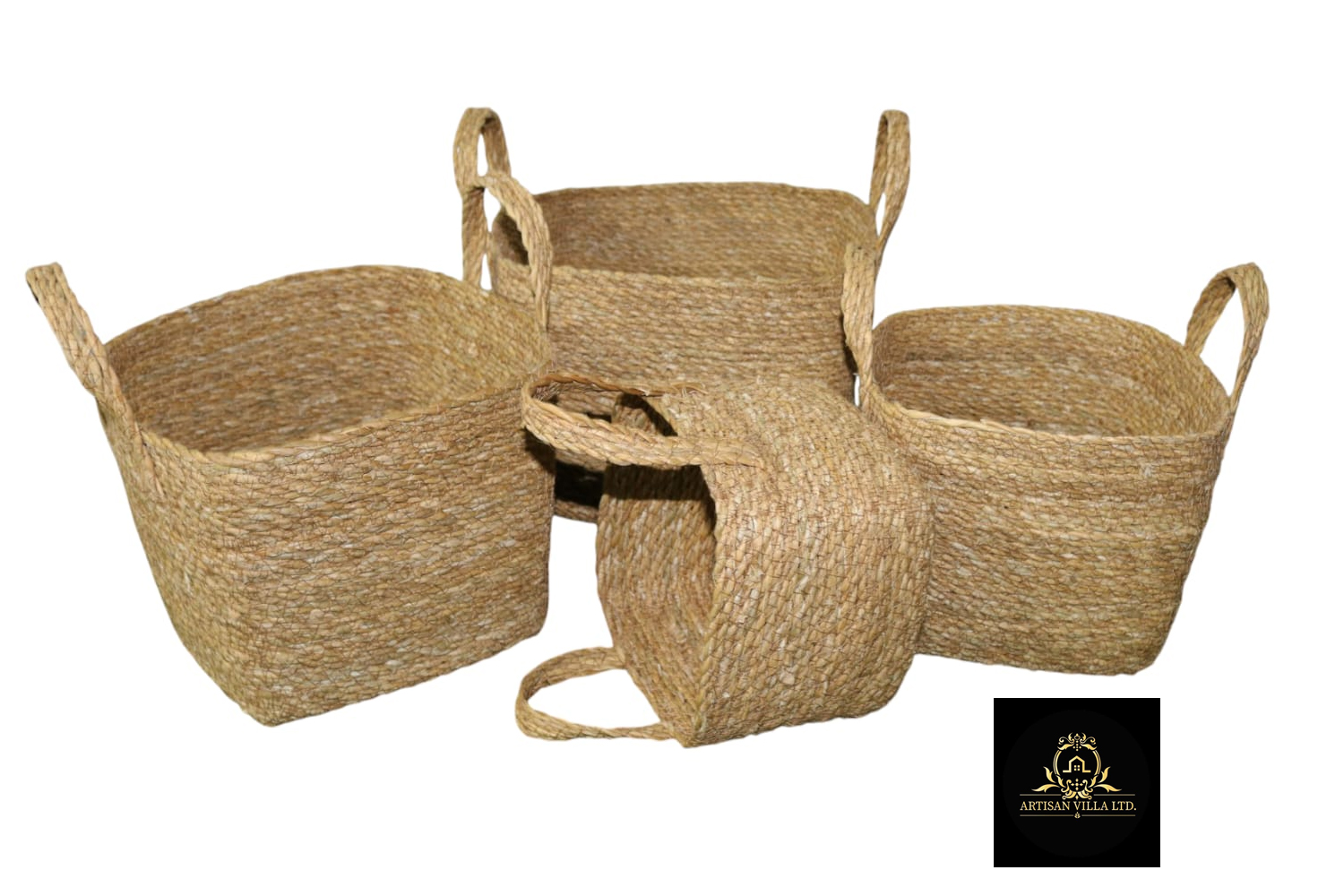 Seagrass Square Storage Basket Set